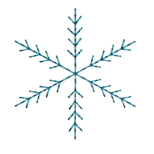 snowflake outline type machine embroidery design, digital embroidery, snow flake, NPE, Needle Passion Embroidery